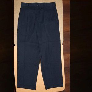 Bolle NAVY BLUE Pleated Golf Pants w32x28 INSEAM